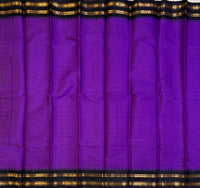 Rajeshwari Handwoven Gadwal cotton with silk kuttu border