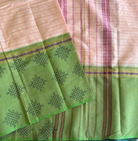 Durgama Kanchi cotton muppangu / mubbagam saree kolam printed