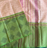 Durgama Kanchi cotton muppangu / mubbagam saree kolam printed