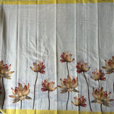 Thaamara handwoven mangalgiri saree with lotuses