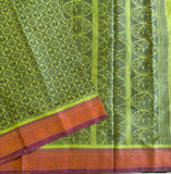 Valarmathi Kanchi cotton saree annapakshi Rudraksha motifs