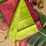 Race across the banana orchard handwoven silk Chinnalampattu