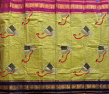 Sulakshana Kolam block prints Chettinad cotton saree