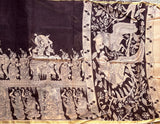 Sripada printed Kalamkari on Kora cotton saree