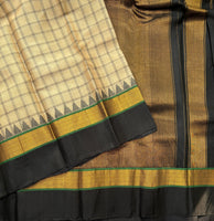 Thangam Handwoven Gadwal cotton-silk with checks