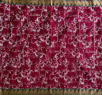 Kumudavasini Chettinad cotton saree Pichwai printed