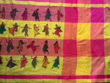 Ekakshari Bobbili 100 count saree with quirky print