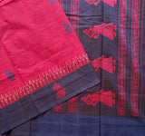 Uttara handwoven Siddipet gollabhama saree with blouse - The Maggam Collective