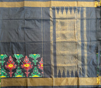 Priyamvada pure silk Ikat saree