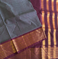 Nivedha Handwoven Guntur 120 Count Heritage Cotton Saree