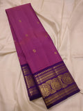 Dha ध Madhavi handwoven pure silk Kanjivaram