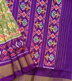 Menaka pure silk Rajkot patola Ikat saree