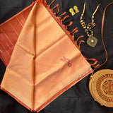 Chandana silk Chinnalampattu with blouse