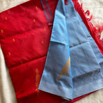 Manjusha handwoven silk Chinnalampattu with blouse