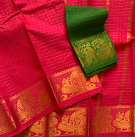 Lalita - Kattam checks Madurai Sungudi with blouse