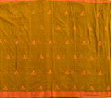 Dawn embroidered Kolams on handwoven Mangalgiri