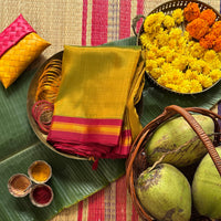 Ratnapriya zero zari pure silk handwoven kanjivaram saree