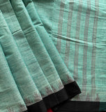 Harithapriya Ponduru handspun and handwoven cotton saree with additional blouse