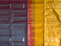 Poorva handwoven silk Chinnalampattu with blouse