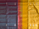 Poorva handwoven silk Chinnalampattu with blouse