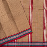 Vaidehi handwoven Narayanpet cotton saree - The Maggam Collective