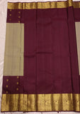 Manuja handwoven pure silk Kanjivaram saree