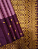 Mridhu zari kattam handwoven pure silk Kanjivaram - The Maggam Collective