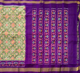 Menaka pure silk Rajkot patola Ikat saree