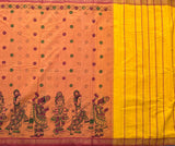 Vakula two tone handwoven Godavari cotton saree