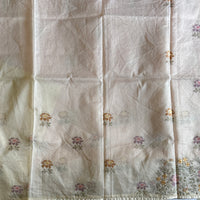 Niratapa cross stitch roses on Kota cotton