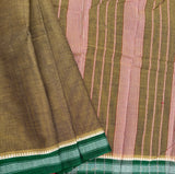 Cafe trumpet meditations handwoven Narayanpet cotton saree