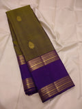 Gorinta Poochindi handwoven pure silk Kanjivaram saree