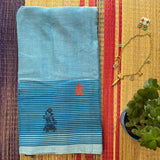 Indulekha handwoven Siddipet gollabhama striped saree with blouse - The Maggam Collective
