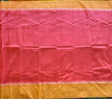 Peaches! Pichwai print on Mangalgiri silk - The Maggam Collective