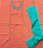 Valli Kurta Kameez material with Dupatta