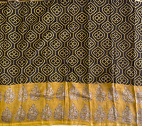 Puruhutpriya Sanganeri block printed Chanderi saree