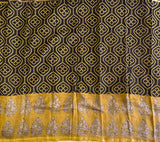 Puruhutpriya Sanganeri block printed Chanderi saree