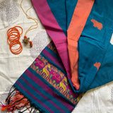 Tapani - cotton Kaziranga saree