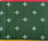 Parboti Dhonekali with Hand block printed kolam