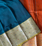 Devasena silk cotton Mangalgiri with paithani munia border