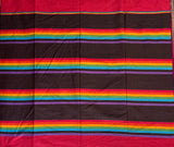 Rainbow brookie mercerised Puttapaka Ikat cotton saree