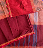 Svargatih Kanchi cotton muppangu / mubbagam saree kolam printed