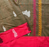Sudeshna handwoven Siddipet gollabhama saree with blouse - The Maggam Collective