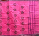 Rukmini Bandarulanka Kora cotton handprinted saree