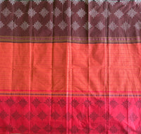 Vahnivasini Kanchi cotton muppangu / mubbagam saree kolam printed