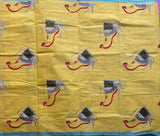 Satyabhama Bandarulanka Kora cotton handprinted saree - The Maggam Collective