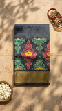 Priyamvada pure silk Ikat saree