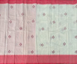Butta Bomma handwoven Mangalgiri with kolam print Madhuparkalu - The Maggam Collective