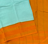 Mridhula Rettai Pettu border Sungudi cotton saree