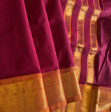 Queen Handwoven Guntur 120 Count Heritage Cotton Saree